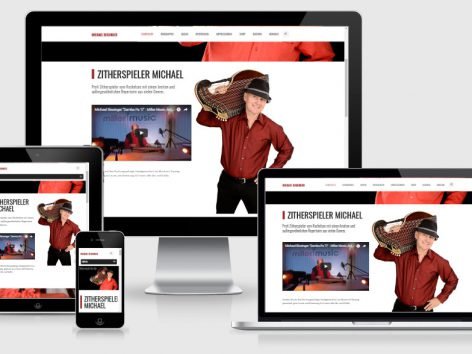 Homepage Erstellung Musiker